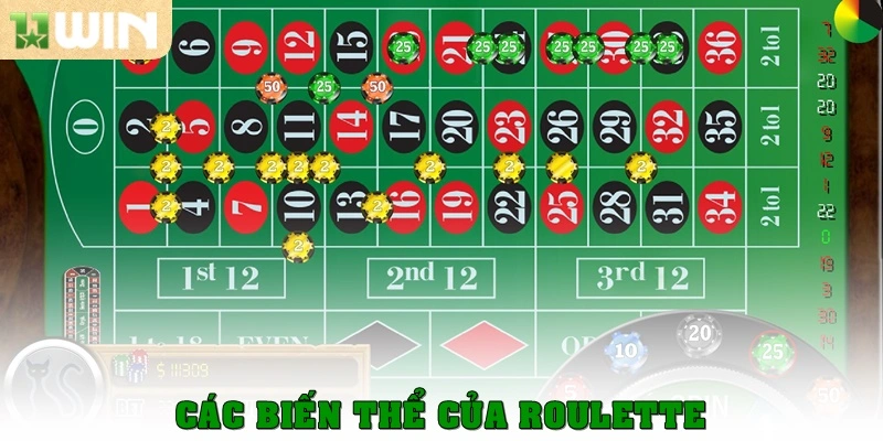 Các biến thể của Roulette