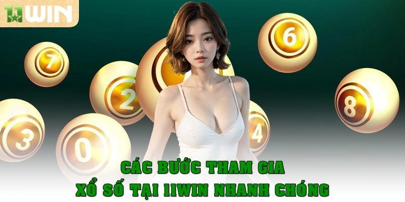 Các bước tham gia Xổ số tại 11WIN nhanh chóng